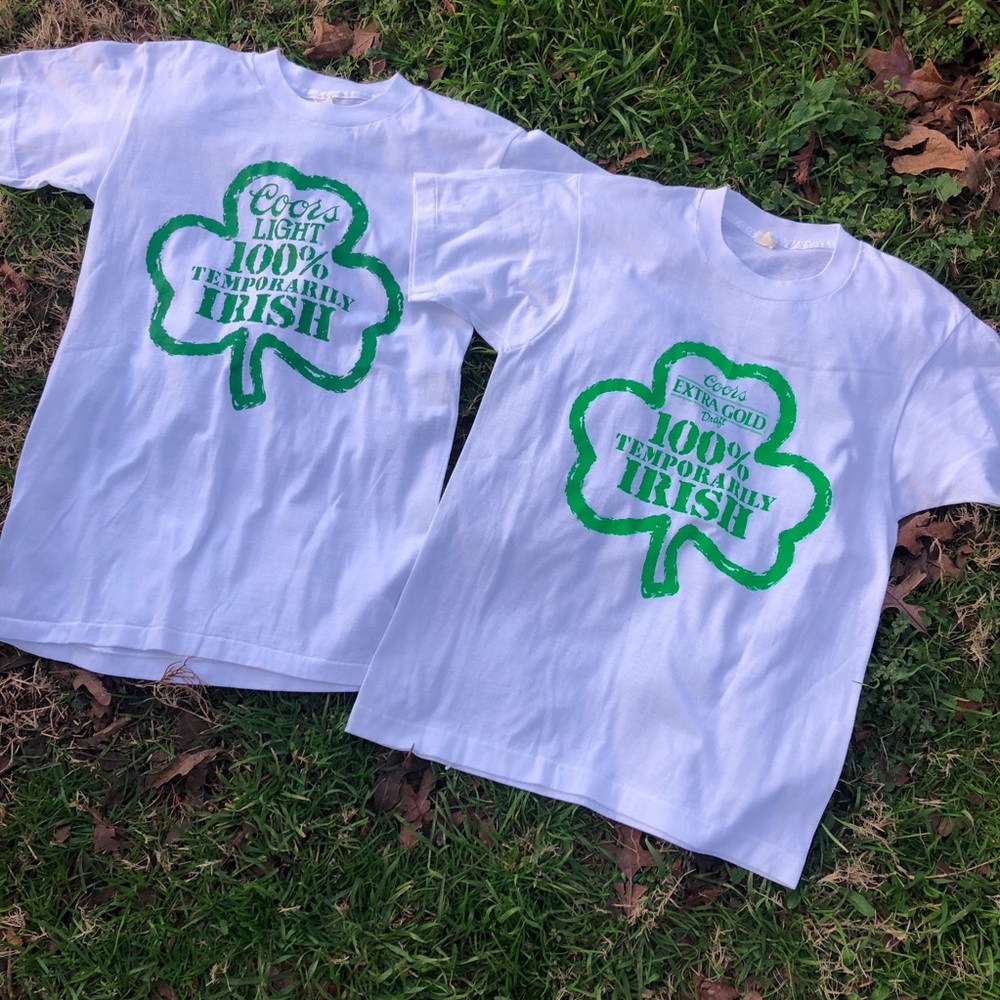 Vintage 80’s Coors Light Shirts bundle L